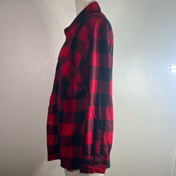 Field & Stream vintage black/white flannel - Picture 3 of 6